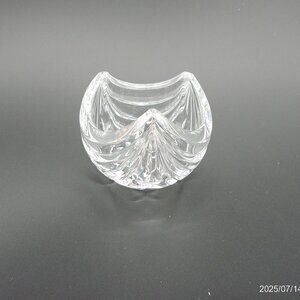 Vintage Mikasa Crystal Stardust 3 Point Votive Candle Holder Germany 3.5" EUC